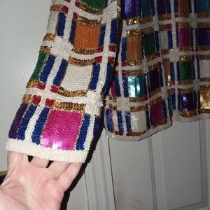 Sequined dress jacket